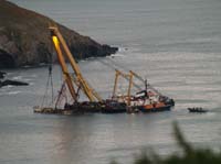 KG095563 GPS atlas moving away from shore
