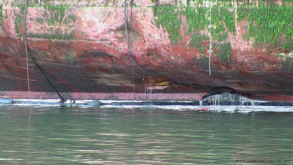 IMG_0341 astrid - water pours out of damaged keel